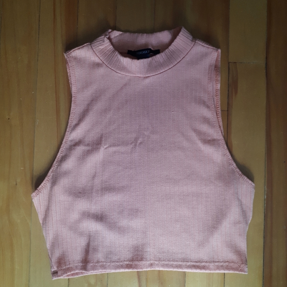 Peach Crop Top